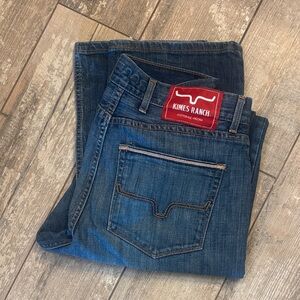 Kimes Ranch Dark Blue Bootcut Jeans